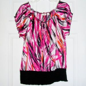 New! Cato Women's Multi-color Blouse Size: Large